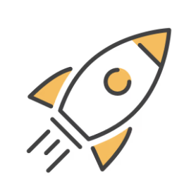 Rocket symbol representing Christy Group's mission